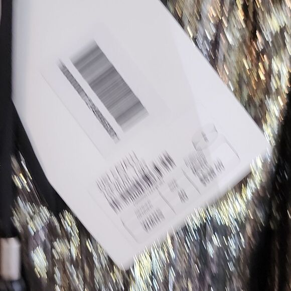 NWT Just Cavalli Gold Metallic Tassel Detail Top - Picture 7 of 11